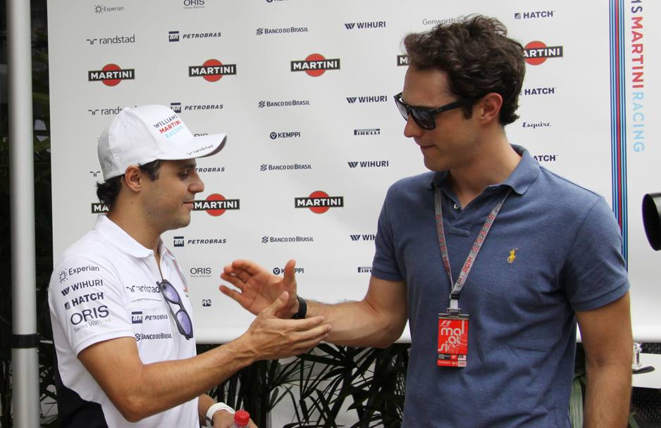 Felipe Massa e Bruno Senna (Olycom)